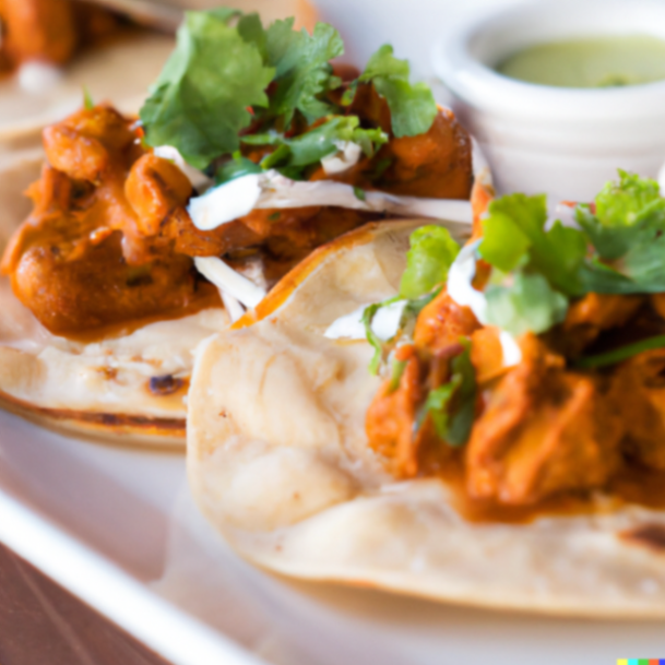 Indian Tikka Masala Tacos
