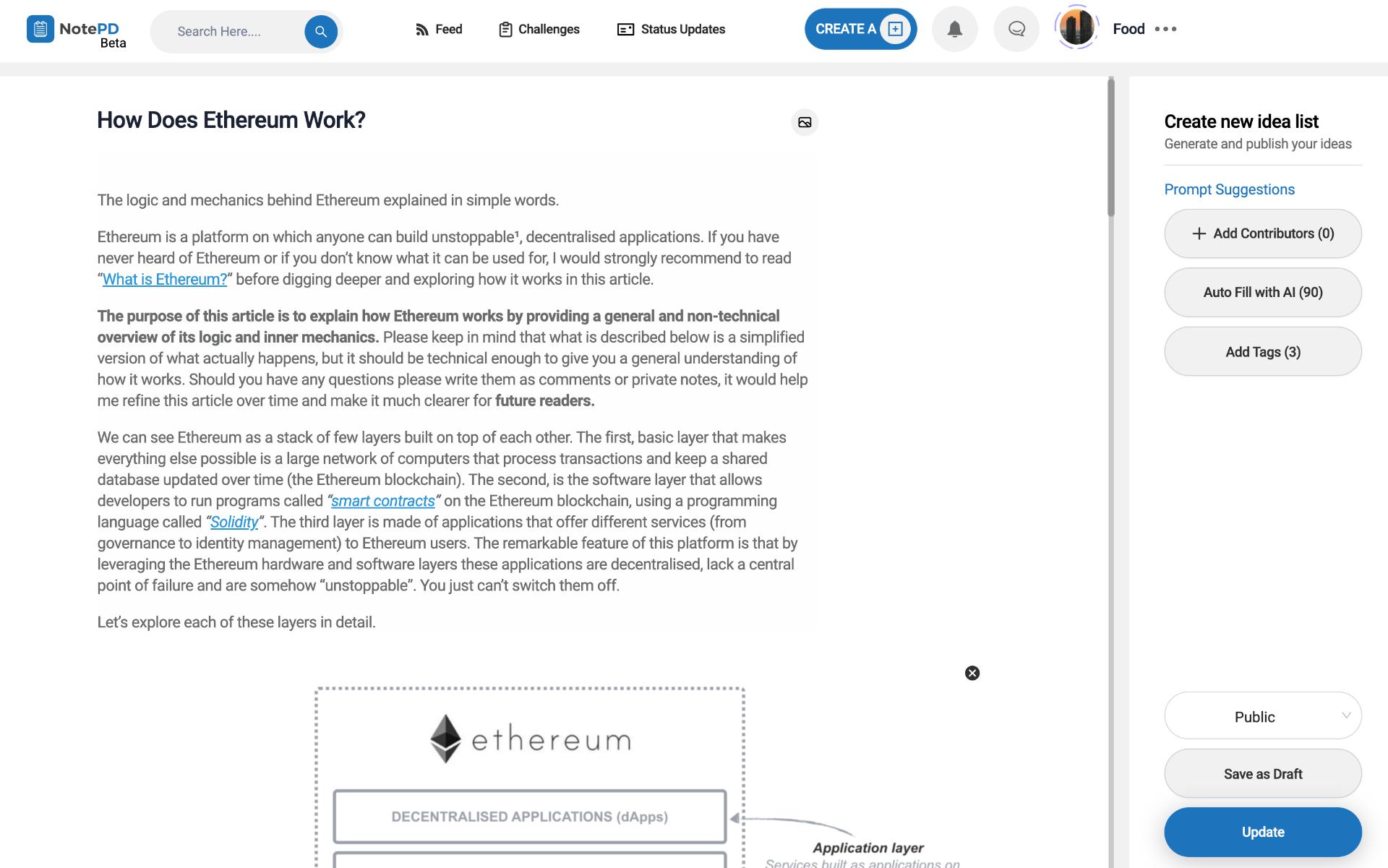 New Idea List Writing Page released on NotePD!