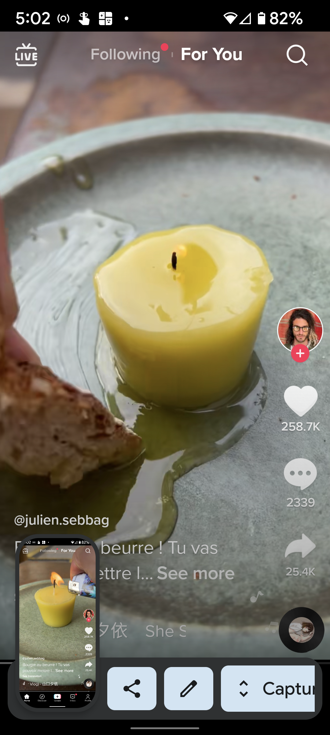 Product for local restaurant.