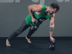 Kettlebell Renegade Row: Tighten Your Core, Grow Your Biceps & Lats - Gain Shoulder Mobility