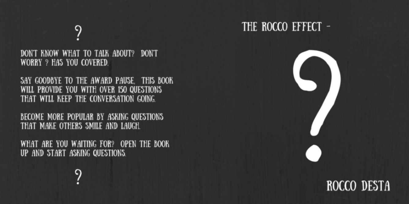 Sneak Peak at my question book