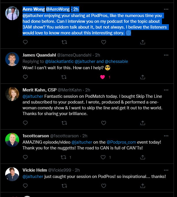 People really benefit from writing ten ideas a day.