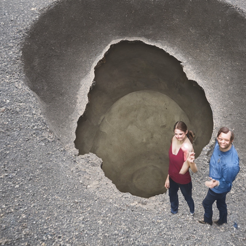 A hole that never gets filled. (17 sec)