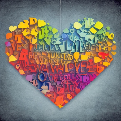 Love in Word Palette (1 min 40 sec)