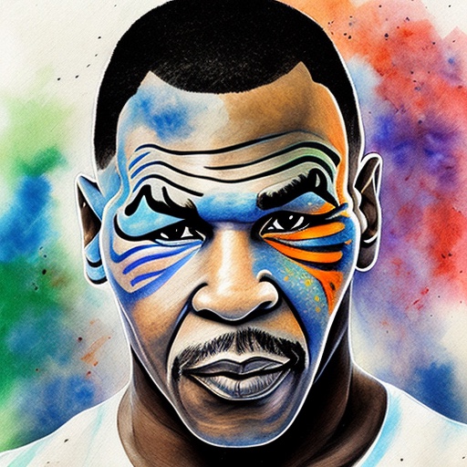 A boxer is menacing. (17 sec)